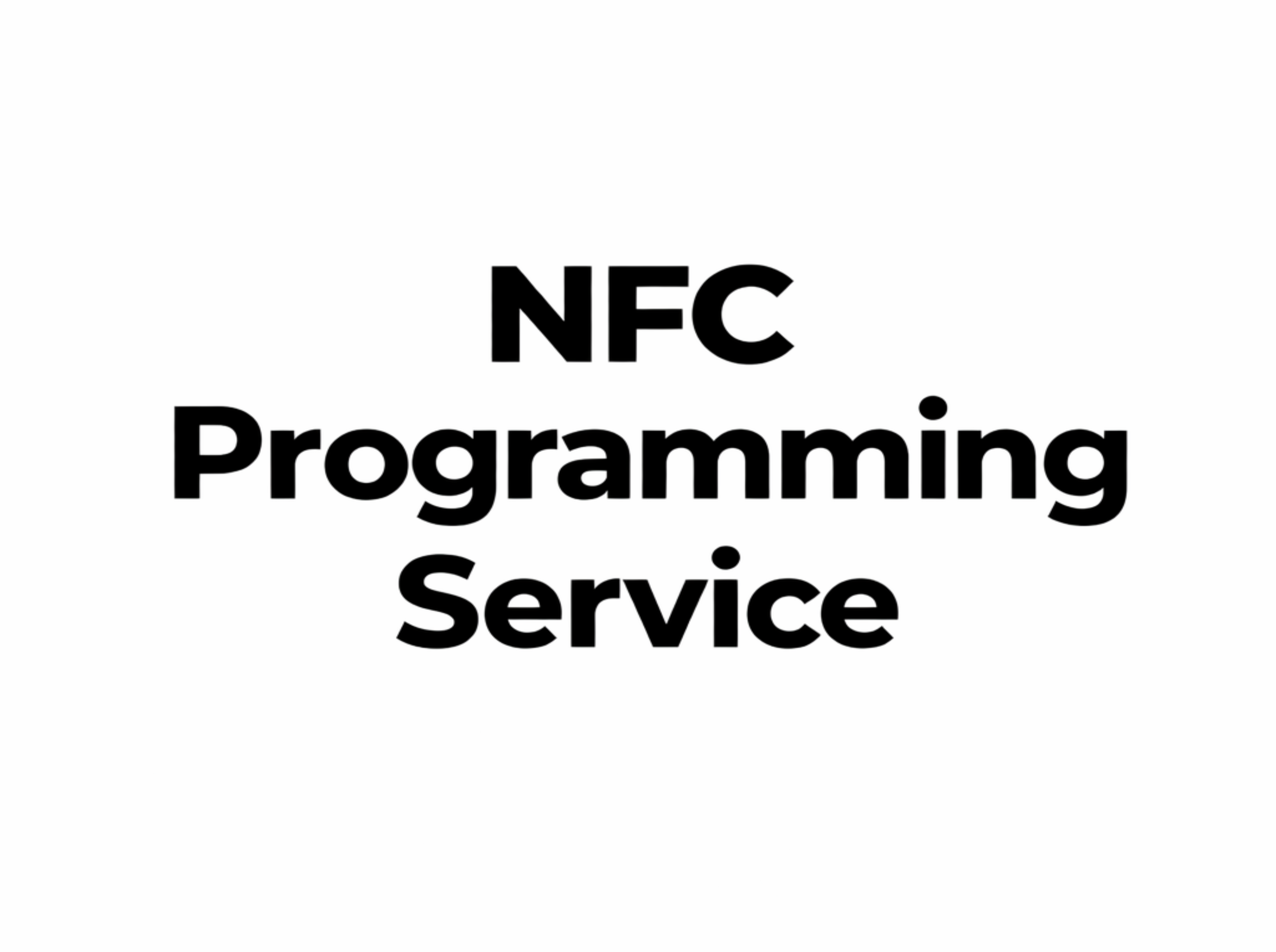 NFC Programming Service