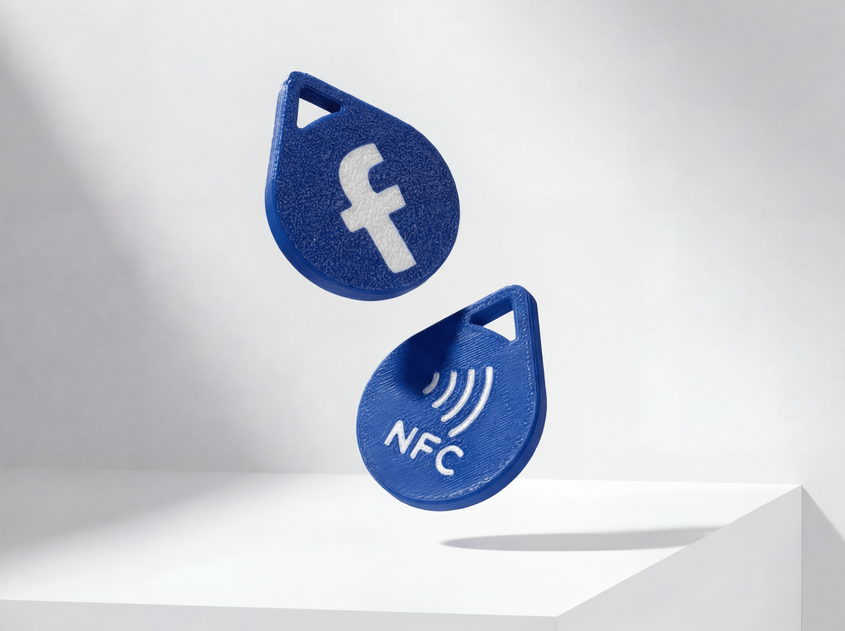 Social Media NFC Tag Keychain – Choose Platform & Color