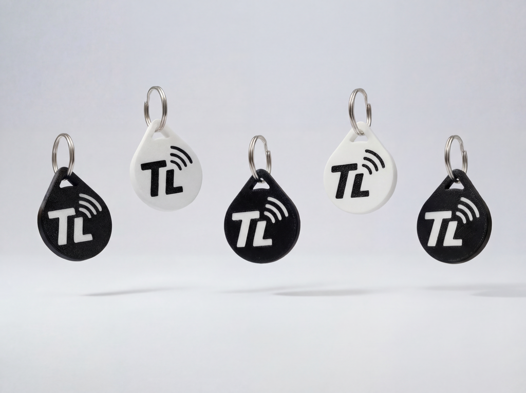 Custom NFC Tag Keychain – Upload Your Logo